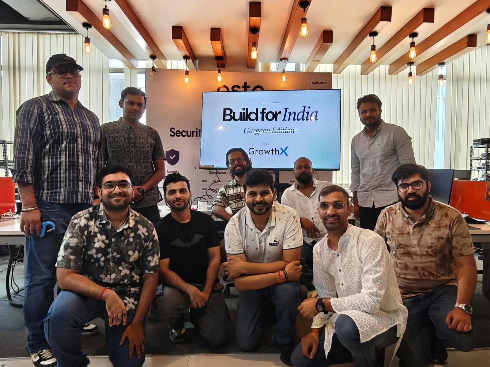 Sachin Upadhyay at GrowthX Build for India event, Gurgaon edition